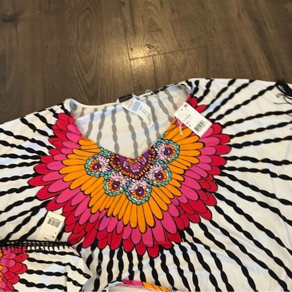 Trina Turk Ibiza Halter Bikini Set with Poncho Coverup 3-Piece Size Medium NWT - Picture 11 of 16